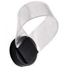 NUVO 62-2037 (BARNETT 10" LED WALL SCONCE) Barnett - 10 Inch LED Wall Sconce - Matte Black - Silk Screened Acrylic Lens