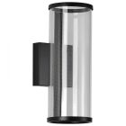NUVO 62-2042 (VALE 12" LED SCONCE) Vale - 12 Inch LED Sconce - Matte Black - Silk Screened Acrylic Lens