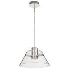 NUVO 62-2051 (EDMOND 14" LED PENDANT) Edmond - 14 Inch LED Pendant - Polished Nickel with Clear Glass