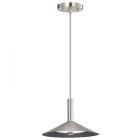 NUVO 62-2081 (CORRINE 10" LED PENDANT) Corrine - 10 Inch LED Pendant - Brushed Nickel - 3K/4K/5K CCT Selectable