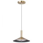 NUVO 62-2091 (CORRINE 10" LED PENDANT) Corrine - 10 Inch LED Pendant - Burnished Brass - 3K/4K/5K CCT Selectable