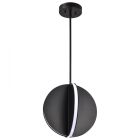 NUVO 62-2151 (BLAINE 13" LED PENDANT) Blaine - 13 Inch LED Pendant - Matte Black - Acrylic Lens