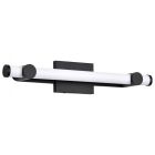 NUVO 62-2202 (BOWMAN 24" LED VANITY) Bowman - 24 Inch LED Vanity - Matte Black - Acrylic Lens