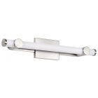 NUVO 62-2212 (BOWMAN 24" LED VANITY) Bowman - 24 Inch LED Vanity - Brushed Nickel - Acrylic Lens