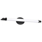 NUVO 62-2222 (EDGEWORTH 28" LED VANITY) Edgeworth - 28 Inch LED Vanity - Matte Black - Acrylic Lens