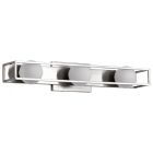 NUVO 62-2253 (JENKINS 24" LED 3 LIGHT VANITY) Jenkins - 24 Inch 3 Light LED Vanity - Brushed Nickel with Frosted Glass