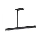 NUVO 62-2263 (LONGFORD 36" ISLAND PENDANT) Longford - 36 Inch LED Island Pendant - Textured Black - Acrylic Lens