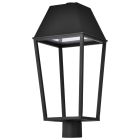 NUVO 62-2313 (COLT LED OUTDOOR POST) Colt - 10 Watt - LED Outdoor Post Lantern - Matte Black Finish