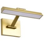 NUVO 62-2322 (HAZEL 12" LED PICTURE LT 3 CCT) Hazel - 1 Foot LED Picture Light - 3 CCT Selectable - Vintage Brass Finish - Acrylic Lens