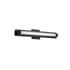 NUVO 62-2385 (LARISSA 24" LED VANITY 3000K) Larissa - 24 Inch LED Vanity - 3000K CCT - Black Finish - Opaque Glass