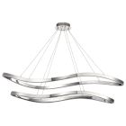 NUVO 62-2432 (SYLAS 48" LED PENDANT) Sylas - 48 Inch LED Pendant - Polished Nickel Finish