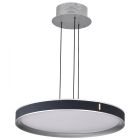 NUVO 62-3001 (BANDON 20" LED PENDANT) Bandon - 20 Inch LED Pendant - Gray with Blue Wrap - Acrylic Lens