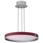 NUVO 62-3011 (BANDON 20" LED PENDANT) Bandon - 20 Inch LED Pendant - Gray with Red Wrap - Acrylic Lens