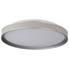 NUVO 62-3022 (BANDON 20" LED FLUSH MOUNT) Bandon - 20 Inch LED Flush Mount - Gray with Off White Wrap - Acrylic Lens