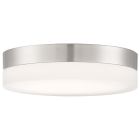 NUVO 62/560 PI LED 14 FLUSH BRUSHED NICK Pi; 14 Inch LED Flush Mount; Brushed Nickel Finish; Frosted Etched Glass; CCT Selectable; 120 Volts