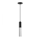 NUVO 62-6001 (LACEY 2" LED RGB/TW PENDANT) Lacey - 2 Inch LED Mini Pendant - RGB/TW - Starfish Enabled - Matte Black with K9 Bubble Crystal