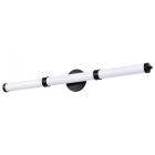 NUVO 62-679 (KAGEN LED LARGE VANITY) Kagen LED Large Vanity - Matte Black Finish - White Acrylic Lens