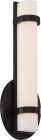Nuvo 62/933 Slice; Single LED Wall Sconce; Aged Bronze Finish