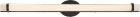 Nuvo 62/936 Slice 36 in.; LED Wall Sconce; Aged Bronze Finish White Acrylic Lens