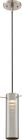 Nuvo 62/954 Pulse; LED Mini Pendant with Copper Glass; Brushed Nickel Finish