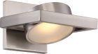 Nuvo 62/994 Hawk LED Pivoting Head Wall Sconce; Brushed Nickel Finish; Lamp Included