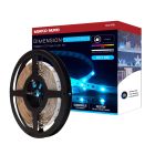 NUVO 64/110 TAPE/RGBTW/IP20/PLUG/16' Dimension Performer; Tape light strip; 16 ft.; RGB plus Tunable White; Plug connection; IR Remote Included