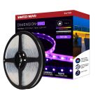 NUVO 64/140 TAPE/RGBTW-HO/IP65/PLUG/SF/16' Dimension Pro; Tape light strip; 16 ft.; Hi-Output; RGB plus Tunable White; Plug connection; IP65; Starfish IOT Capable; RF Remote Included