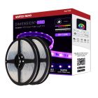 NUVO 64/142 TAPE/RGBTW-HO/IP65/PLUG/SF/64' Dimension Pro; Tape light strip; 64 ft.; Hi-Output; RGB plus Tunable White; Plug connection; IP65; Starfish IOT Capable; RF Remote Included