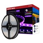 NUVO 64/143 TAPE/RGBTW-HO/IP65/JBOX/SF/16' Dimension Pro; Tape light strip; 16 ft.; Hi-Output; RGB plus Tunable White; J-Box connection; IP65; Starfish IOT Capable; RF Remote Included