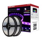 NUVO 64/145 TAPE/RGBTW-HO/IP65/JBOX/SF/64' Dimension Pro; Tape light strip; 64 ft.; Hi-Output; RGB plus Tunable White; J-Box connection; IP65; Starfish IOT Capable; RF Remote Included