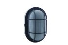 Nuvo 65/114 20W LED Bulk Head Fixture; Black Finish