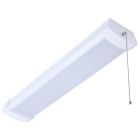 NUVO 65-1212 (2FT 20W LED WRAP W/PULL CHAIN) LED 2 Foot Wrap with Pull Chain - 20 Watts - 27K/30K/35K/40K/50K CCT Selectable - White Finish - 120 Volt