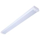 NUVO 65-1215 (4FT 39W LED WRAP W/ SENSOR) LED 4 Foot Wrap with PIR Motion Sensor - 39 Watts - 27K/30K/35K/40K/50K CCT Selectable - White Finish - 120-277 Volt