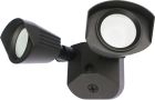 Nuvo 65/212 LED Security Light; Dual Head; Bronze Finish; 3000K