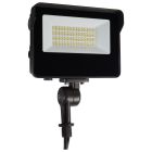 NUVO 65-541 LED WATT/CCT SELECTABLE FLOOD LED Tempered Glass Flood Light with Bypassable Photocell; CCT Selectable 3K/4K/5K; Wattage Adjustable 15W/25W/35W; ColorQuick and PowerQuick Technology; Bronze Finish