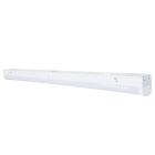 NUVO 65/699 LED 4 ft; Linear Strip Light; 30W/40W/50W; White Finish; CCT Selectable; 100-277V; Integrated EM & Sensor