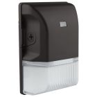 NUVO 65/747 LED Small Wall Pack; 20W; CCT Selectable 3K/4K/5K; Black Finish; 100-277V