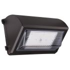 NUVO 65/762 EM CUTOFF WALL PACK CCT&WATT Emergency LED Cutoff Wall Pack; CCT Selectable 3K/4K/5K; Wattage Adjustable; Bypassable Photocell; 120-277 Volt