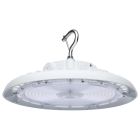 NUVO 65-813 (LED UFO HIGHBAY CCT & WATT ADJ) Wattage 150W/175W/200W and CCT Selectable 3K/4K/5K LED UFO High Bay - 120-347 Volt - White Finish