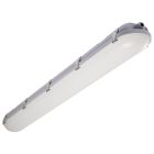 NUVO 65-821R1 4' LINEAR VAPOR PROOF 4 Foot; Vapor Proof Linear Fixture; CCT & Wattage Selectable; IP65 and IK08 Rated; 0-10V Dimming; 120V-347V