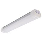 NUVO 65-830R1 2' 20W LED TRI-PROOF LINEAR 2 Foot; 20 Watt; LED Tri-Proof Linear Fixture; CCT Selectable; IP65 and IK08 Rated; 0-10V Dimming; 120V-347V