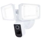 NUVO 65-920 (RECT SEC LGT W/ CAM-WHITE) 36 Watt Rectangular Outdoor SMART Security Light with Camera - Starfish Enabled - Tunable White - White Finish