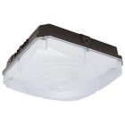 NUVO 65-983 (10" LED CANOPY W/SENSOR) 10 Inch LED Field Selectable Canopy Fixture With Sensor - 45/60/70 Watts - 3K/4K/5K CCT - 120-277 Range Voltage