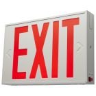 NUVO 67-102 (EXIT SIGN - RED - NYC) Red LED Exit Sign, 90min Ni-Cad backup, 120V/277V, Single/Dual Face, Universal Mounting, Steel/NYC