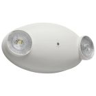 NUVO 67-138 (EMERG LIGHT DH) Emergency Light - Dual Head - 120/277 Volts - White Finish