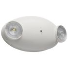 SATCO 67/139 EMERG LIGHT DH - RC Emergency Light; Dual Head; 120/277 Volts; White Finish; Remote Compatible
