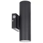 Naturaled  7644 FX4DWS20SW/20/8CCT3/BK/347-PH (UP/DOWN Wall Sconce - 3 Way - CCT - Photocell) 120-347V (20W) 50,000Hr 2300 3000K/4000K/5000K