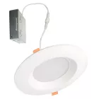 Bulbrite 773301 (LED12RECJBOXDL/4/5CCT/827-850/WHRD/D) 12W LED 4" HIGH LUMEN RECESSED 5CCT DOWNLIGHT W/ METAL JBOX SMOOTH WHITE ROUND DIMMABLE 80CRI 120V