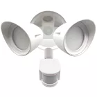 Bulbrite 773702 (LED24SEC/2RHWH/MO/40K) 24W SECURITY LIGHT W MOTION SENSOR 4000K ALUMINUM WHITE