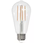 Bulbrite 862940 (LED7ST18/40K/FIL/D/B-10PK) 7W LED ST18 4000K FILAMENT E26 DIM-10PK